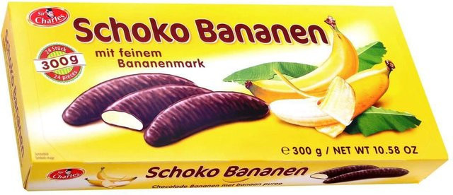 SirCharles Schokobananen Banana Marshmallows 300 g - Bild 1
