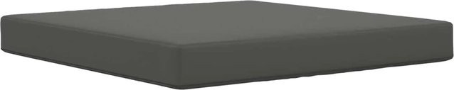 vidaXL Sofakissen für Draußen Anthrazit aus Polyester B/B/H: 80 x 80 x 8 cm - Bild 1