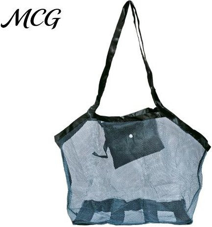 Faltbare Netz-Reisetasche von zhouyuhaoh in Schwarz, atmungsaktive Strandtasche für Outdoor-Aktivitäten, B/H/T: 38,0 x 24,0 x 40,0 cm - Bild 1