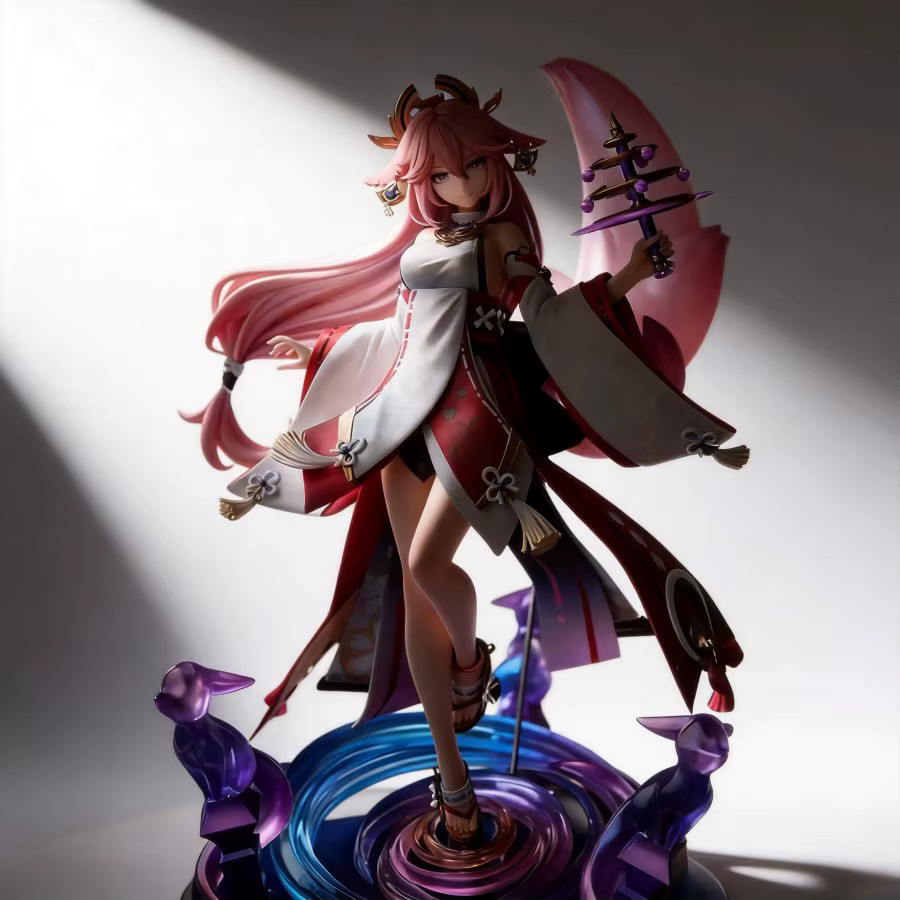 Bandai Genshin Impact Yae Miko Anime-Figur aus PVC, Höhe: 27 cm - Bild 4