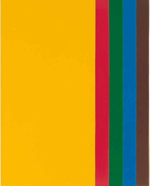 Rico Design Wachsplatten Set Rainbow in Sonnengelb, Rot, Grün, Blau und Braun - Bild 1