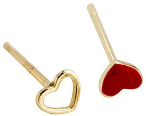 Allbestart Ohrstecker, Messing, Gold, Damen, beige - Bild 1