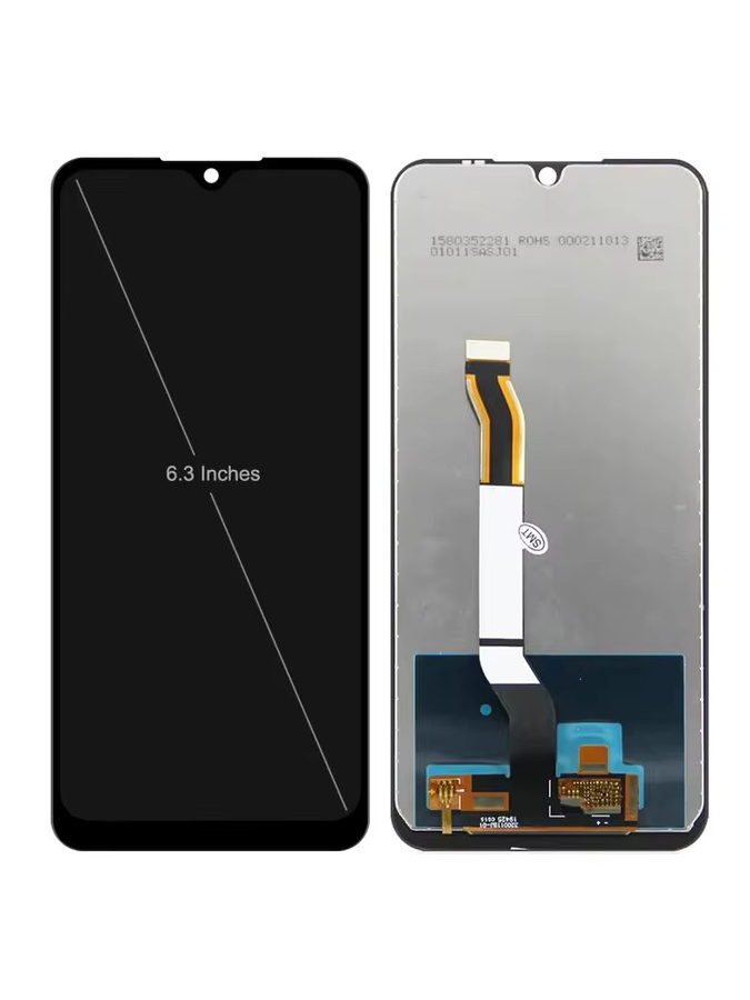 Xiaomi Redmi Note 8T LCD Display mit Touchscreen Digitizer und Rahmen in Schwarz als Ersatzteil für das Modell M1908C3XG - Bild 5