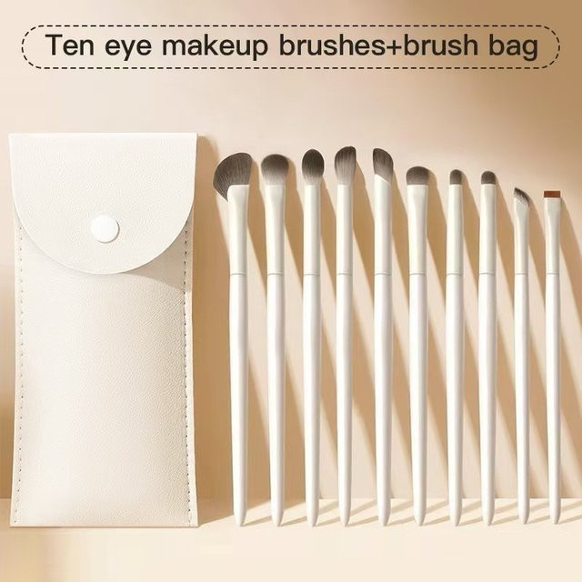 Yunci Lidschattenpinsel-Set, 10-teilig, Unisex - Bild 1