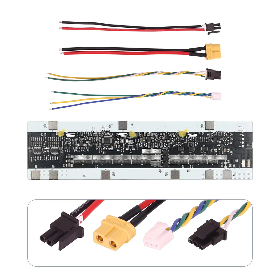 BMS Batterieschutzplatine mit 10-teiligem Kabelbaum für Xiaomi 4 Lite 2. Generation Elektroroller Ersatzteile, Multicolor - Bild 2