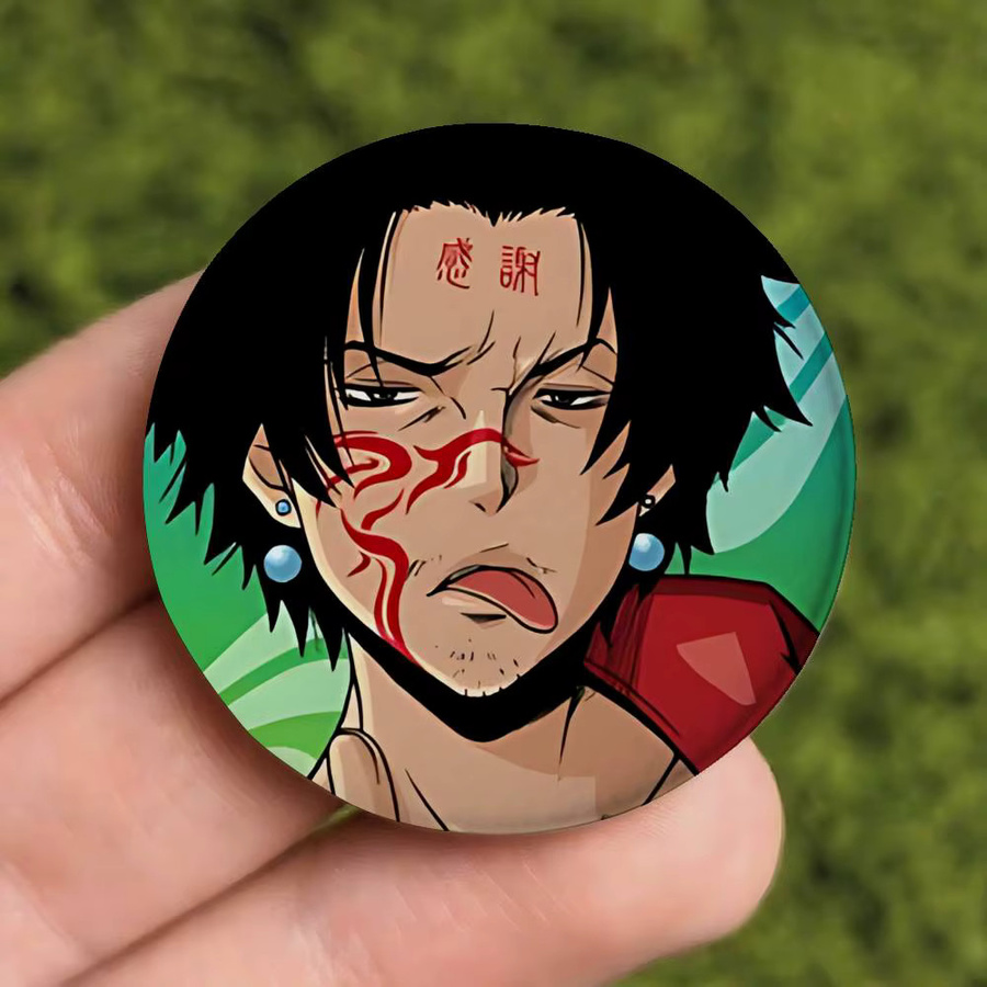 Brosche Anime Samurai Champloo, Weißblech, Unisex - Bild 6