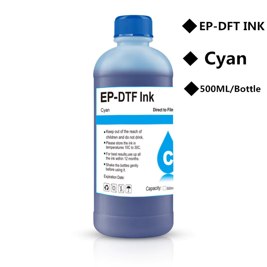 EP-DTF Tinte für Epson Druckköpfe I3200 XP600 TX800 L1800 1390 L805, 500 ml - Bild 2