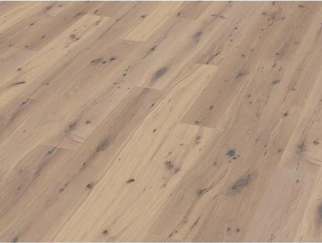 Timefloor Parkett Eiche Markant Weiß Geölt Landhausdiele Gebürstet - Bild 1