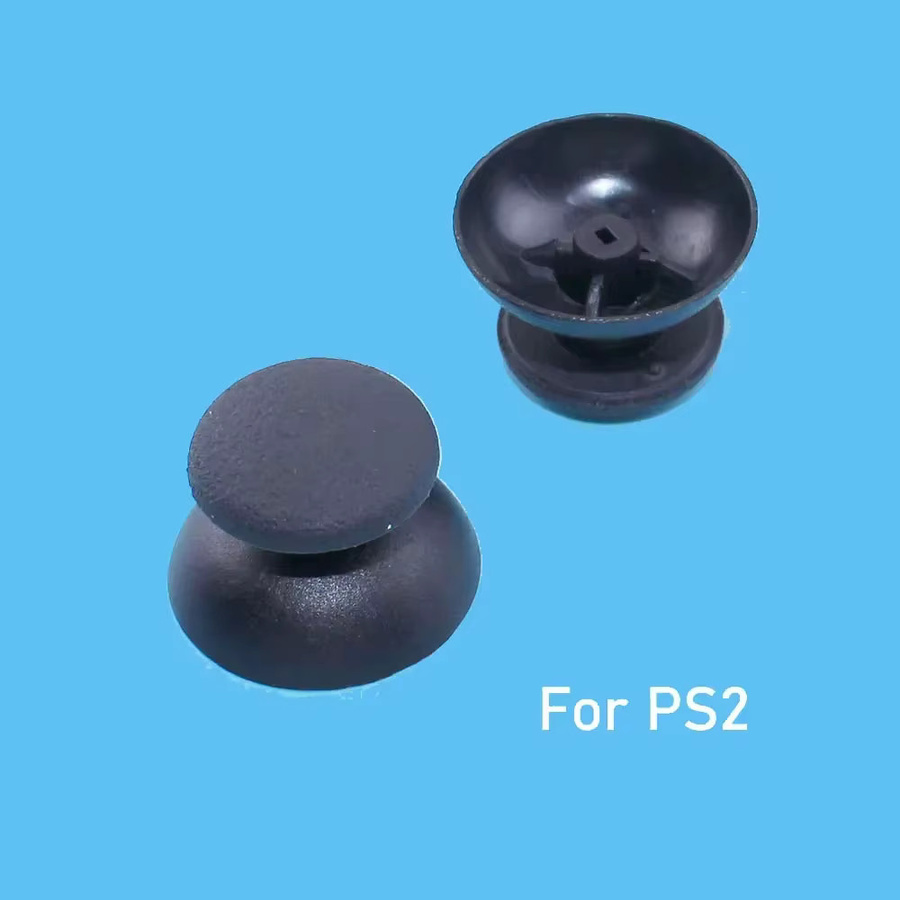 ChengHaoRan 2 Stück Thumbstick-Kappen für PS2-Controller, analoge Joystick-Kappen in Schwarz - Bild 2