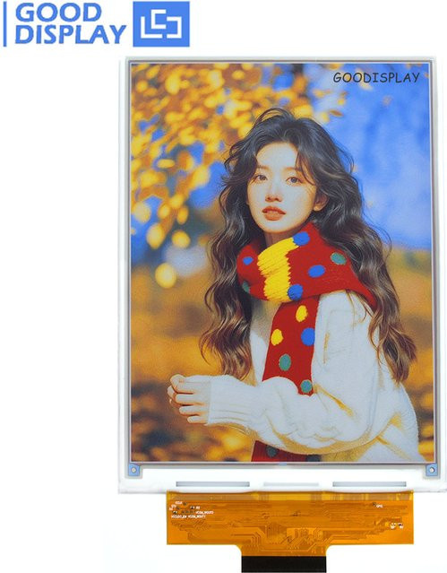 Goodisplay 7,09 Zoll E-Ink Spectra 6 E-Paper Display Sechsfarbiges EPD-Modul mit 1600x1200 Auflösung und SPI Schnittstelle für digitale Bilderrahmen und Kunstdisplays - Bild 1