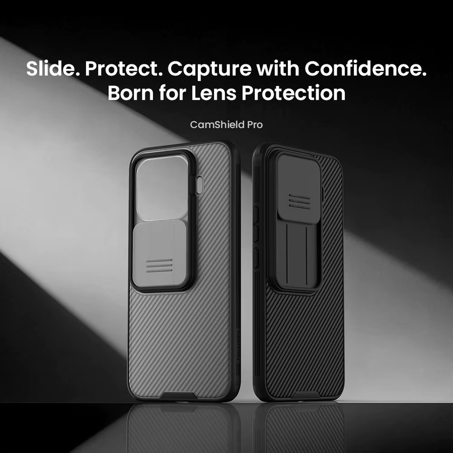NILLKIN Camshield Shield Case für Xiaomi 17t Pro in Schwarz mit Linsenschutzabdeckung aus PC und TPU - Bild 2