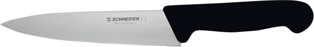 Schneider Kochmesser aus Edelstahl in Schwarz mit Schutzhülle und 16 cm Klingenlänge - Bild 1