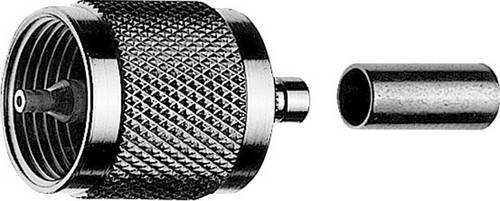 Telegärtner UHF-Steckverbinder Stecker gerade 50 Ohm in Silber - Bild 1
