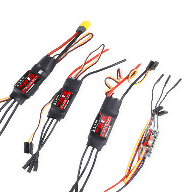 Hobbywing Skywalker V2 ESC Geschwindigkeitsregler mit UBEC für RC Flugzeuge und Drohnen in Schwarz - Bild 1