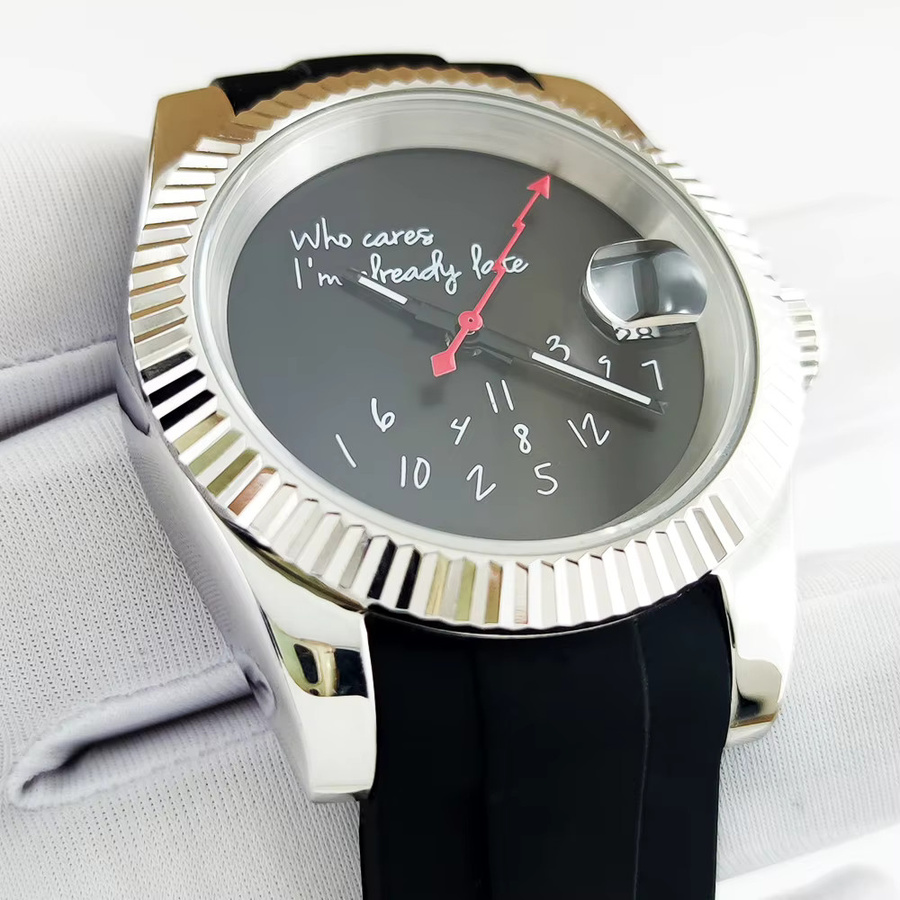 OUMASHI Herrenuhr, NH35/36-Uhrwerk, 39 mm/36 mm - Bild 2