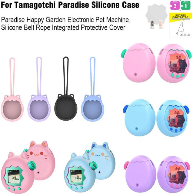 Sturzsichere Silikon-Schutzhülle für Tamagotchi Paradise in Cartoon-Design - Bild 1