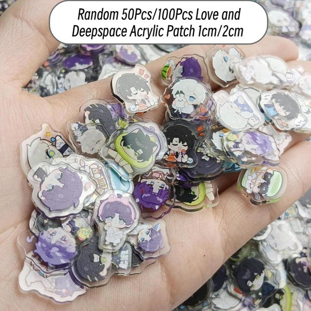 Acryl-Patch Liebe und Deepspace, DIY Schmuck Handwerk - Bild 1