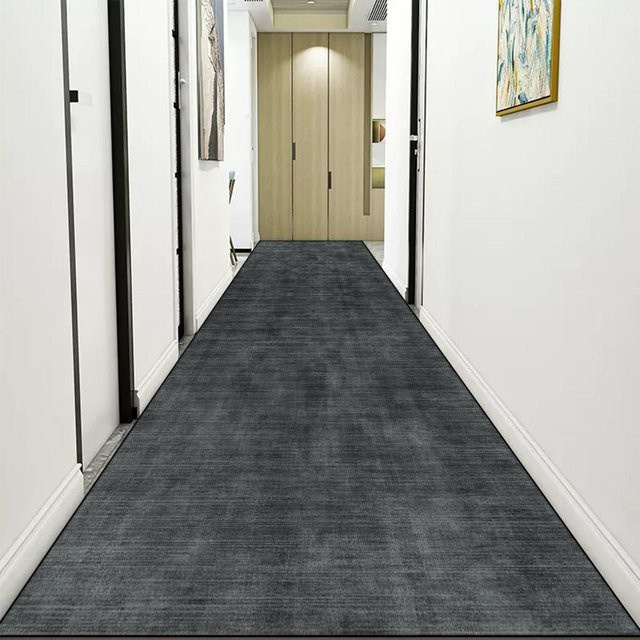 Moderner Hallenläufer Karpetti in Grau mit abstraktem Design, waschbarer Flurteppich aus Polyester, Breite: 80 cm, Länge: 200 cm - Bild 1