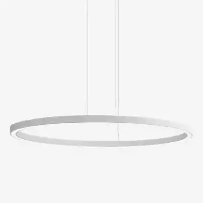 Panzeri Brooklyn Round Pendelleuchte mit LED in Weiß - Bild 1