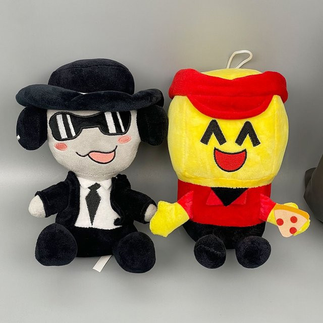 Bandai Roblox Forsaken Chance & Pizza Plüschtier, Stoffpuppe, Bunt / Mehrfarbig - Bild 1