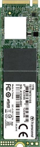 Transcend 110S Interne M.2 NVMe PCIe 3.0 x4 SSD, 1 TB, Schwarz - Bild 1