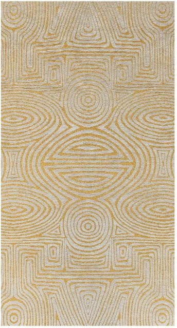 Lola&Moi Teppich Golden Beach in Gold, Orange und Gelb, Breite: 80 cm, Tiefe: 150 cm - Bild 1