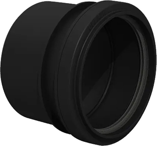 Delabie Reduktionsstück PEHD 100/110 mm Schwarz - Bild 1