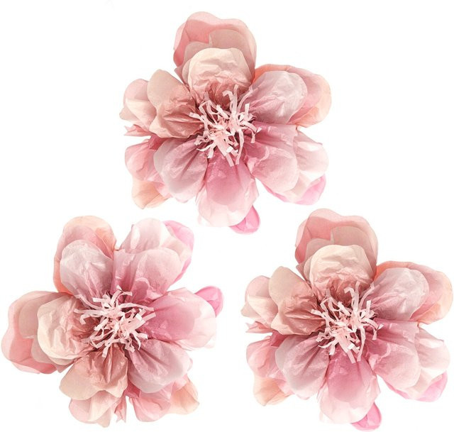 Rico Design Seidenpapierblumen Wildrose in Rosa, Höhe: 29 cm - Bild 1