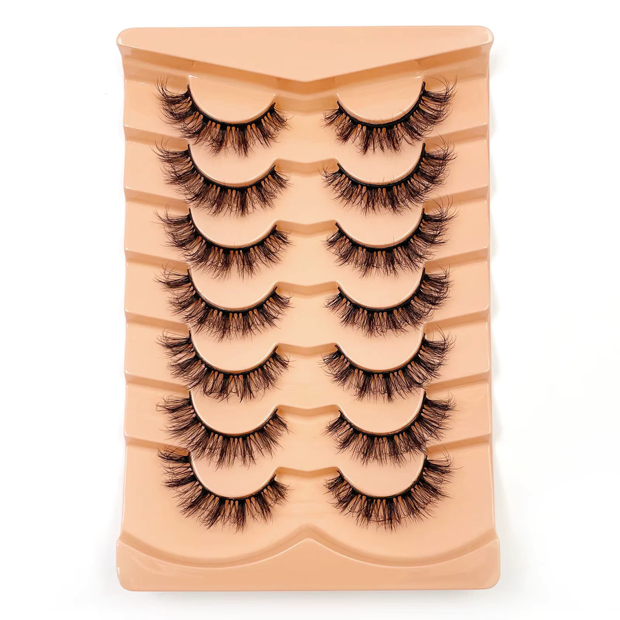 AMSDCN Künstliche Wimpern, Black, Unisex - Bild 6
