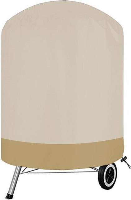 Weber Grillabdeckung für Smoker und Elektrogrills mit Kordelzug, Beige, B/T/H: 70 x 70 x 70 cm - Bild 1
