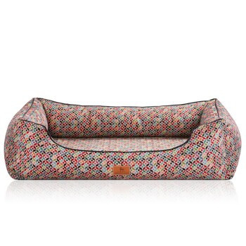 Knuffelwuff Orthopädisches Hundebett Marrakesch XL mit abnehmbarem Bezug und rutschfester Unterseite in Multicolour - Bild 2