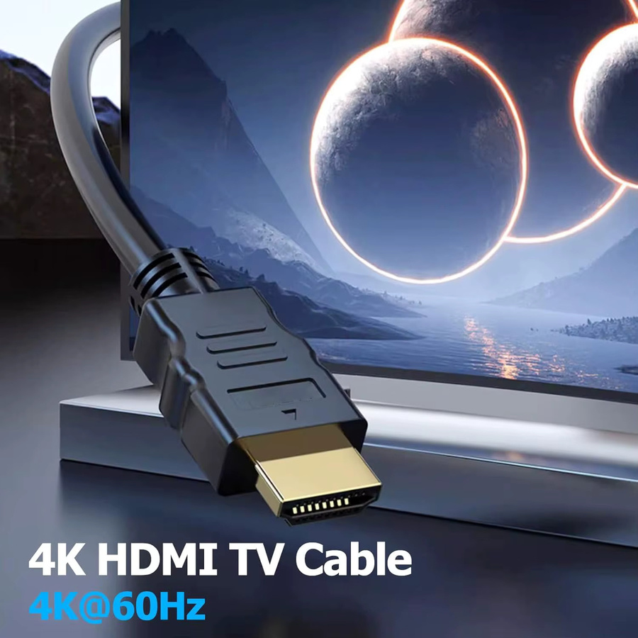 YYTEEK 2er-Pack HDMI 2.0 Kabel in Schwarz mit 18Gbps, 4K60Hz, 2K und ARC Unterstützung - Bild 2