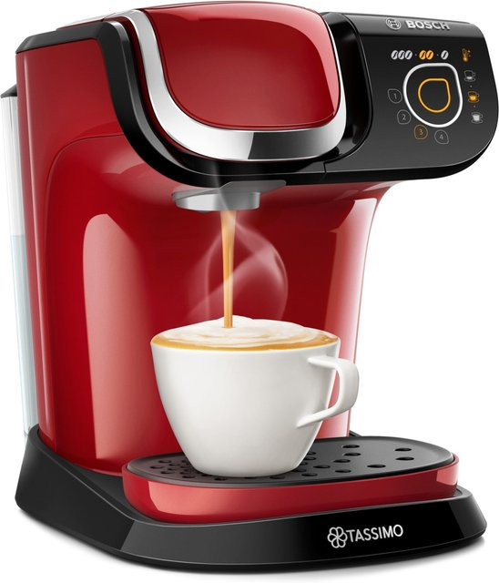 Bosch Tassimo My Way 2 TAS6503 Kapselmaschine in Rot und Schwarz - Bild 2