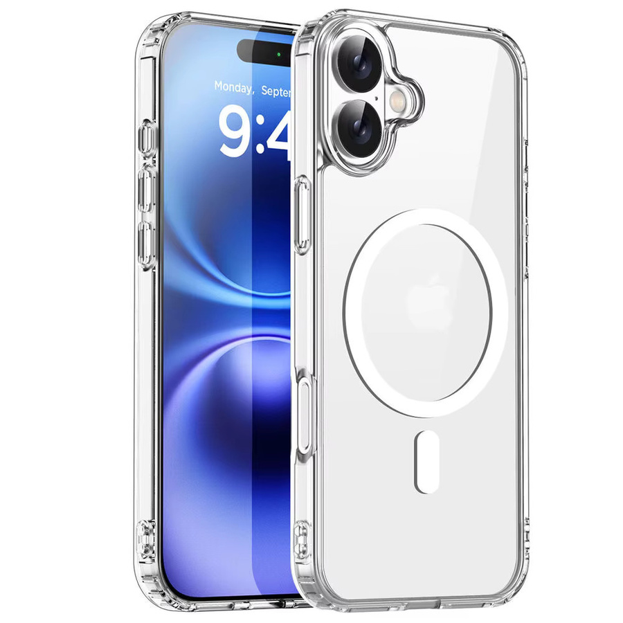 CYYWN Transparente Stoßfeste MagSafe Schutzhülle mit Magnetischer Kabelloser Ladefunktion für iPhone 17 16 15 14 13 12 11 Pro Max und 17e - Bild 3