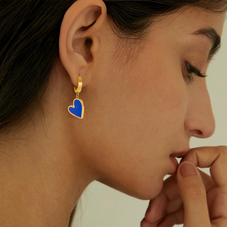 Liebe Beimu Ohrringe, Gold, Damen, minimalistisch - Bild 2