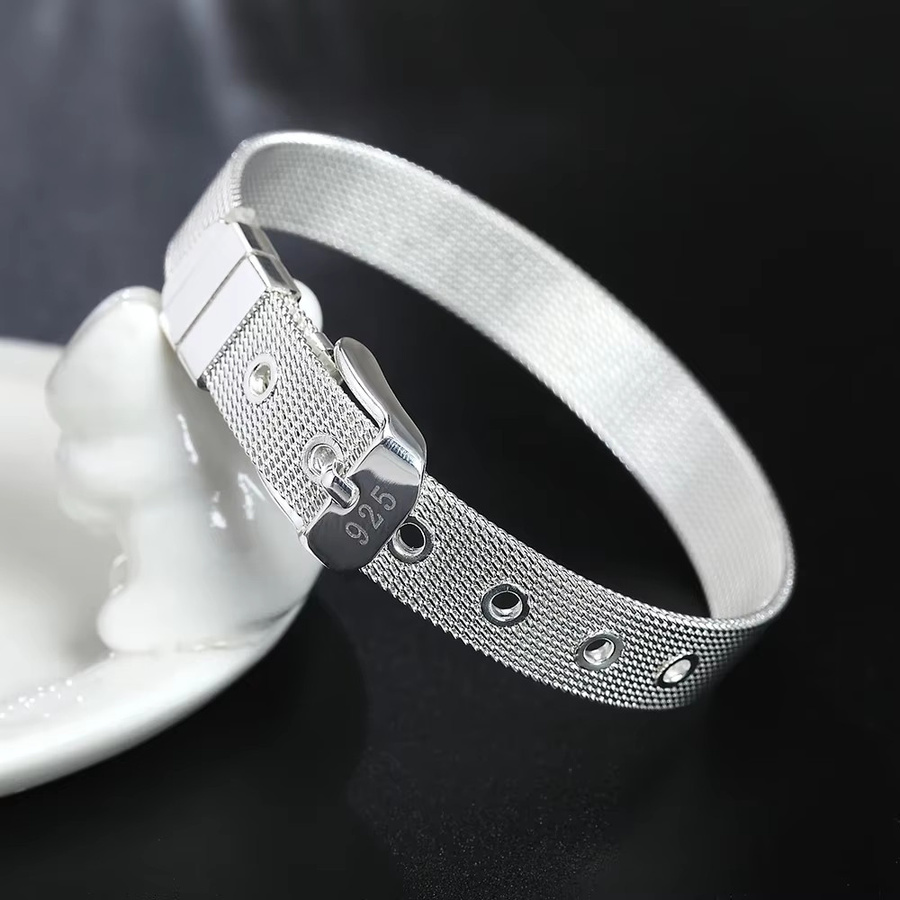 Uhrenarmband 925 Silber, 10 mm, Damen - Bild 2