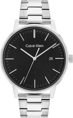Calvin Klein Armbanduhr, Quarz, Edelstahl, 43 mm, Herren, Schwarz - Bild 1