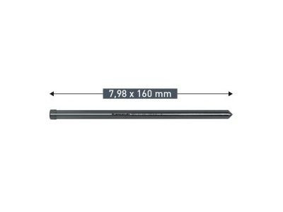 webkaufhaus24 Auswerferstift für Kernbohrer in Grau, Durchmesser: 7,98 mm, Länge: 160 mm - Bild 1