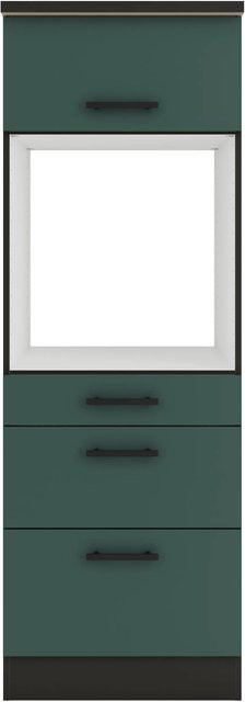 OPTIFIT Verona405 Küchen-Geräteumbauschrank in Steingrün mit modernem Design und mattem Finish, Breite: 60 cm - Bild 1