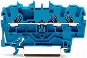 WAGO Durchgangsklemme 3-Leiter TS 35 2002-1304 Blau - Bild 1