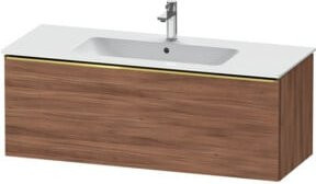 Duravit Waschtischunterschrank D-Neo wandhängend in Braun mit einer Schublade, B: 121 cm, T: 46,2 cm, H: 44 cm - Bild 1
