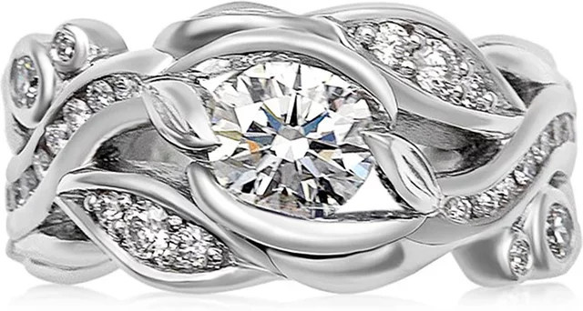 Huitan Roman Ring, Silber, Zirkonia, Damen - Bild 1