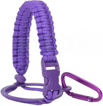 XYNN Paracord Seilhalter für Weithalsflaschen als tragbare Handschlaufe, Farbe: Violett - Bild 1