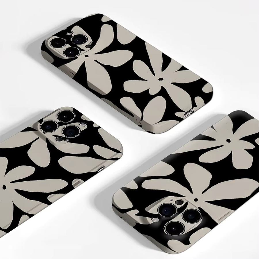 Potdemiel Robuste Magnetische Handyhülle mit grafischem Bloom Design für iPhone 17 16 15 14 13 Pro Max Plus, Mehrfarbig - Bild 3