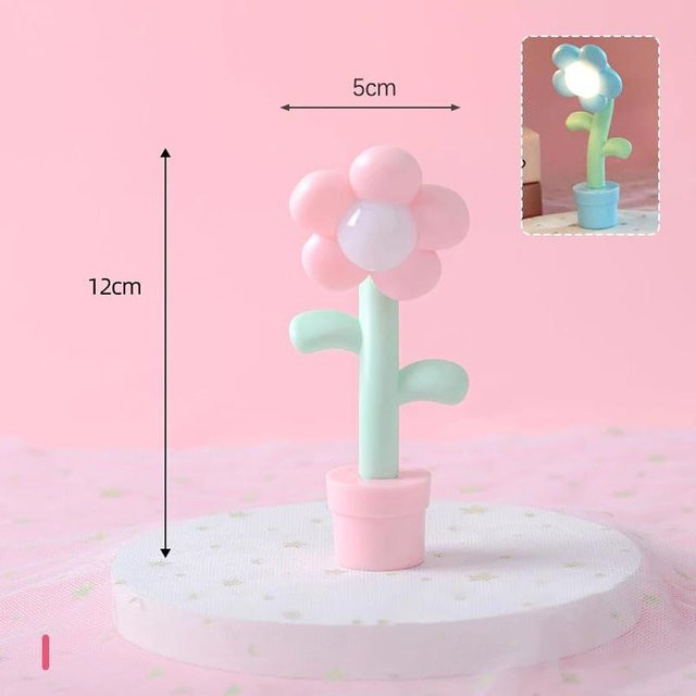 Yiran Furniture Puppenhaus Miniatur LED Nachtlicht Stehlampe Schreibtischlampe Zubehör - Bild 1