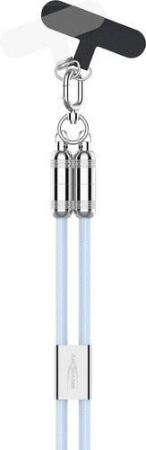 Ansmann USB-C zu USB-C Lanyard Kabel in Blau, Länge: 120 cm - Bild 1