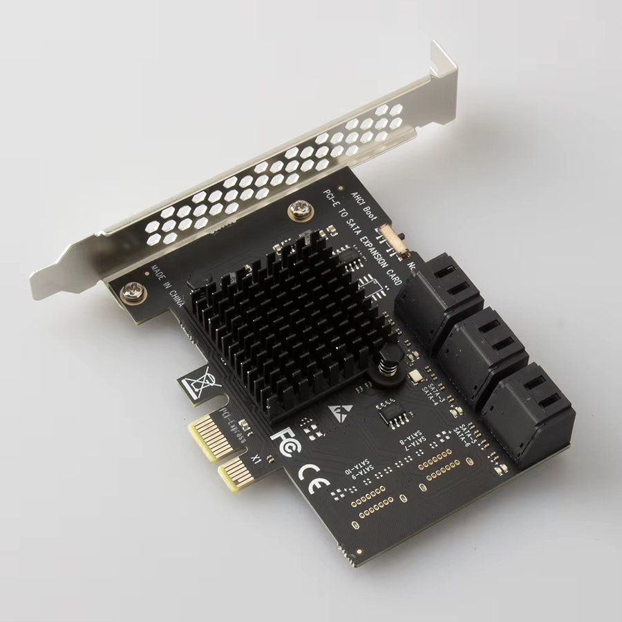 APWIKOGER PCIE SATA Erweiterungskarte mit 6-Port SATA 3.0 Anschlüssen, PCI Express Controller Adapter in Schwarz - Bild 5