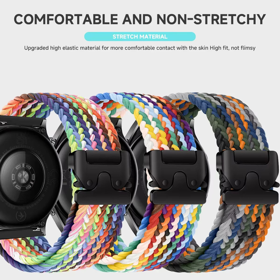 CAOWTAN Uhrenarmband Textil/NATO, 20 mm, 22 mm, Unisex - Bild 4