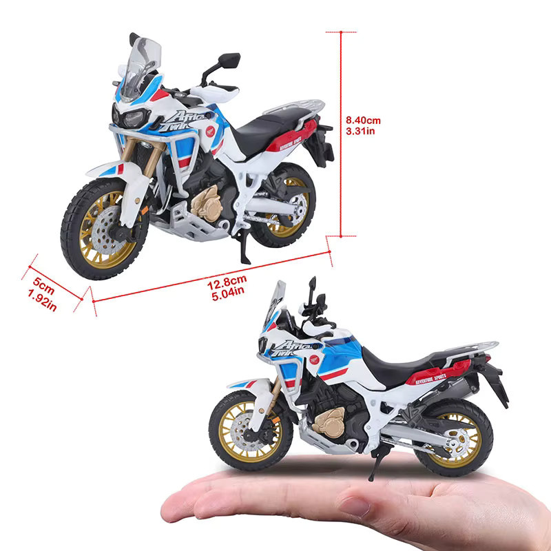 Bburago Honda Africa Twin Adventure GSX-R1000 R 2021 KTM 790 Adventure R Rally 450F X Diavel S, Motorradmodell, 1:18 - Bild 2