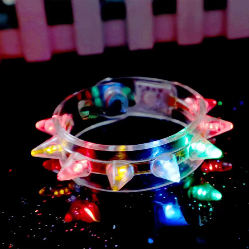 Mehrfarbiges LED-Leuchtarmband, Unisex - Bild 2
